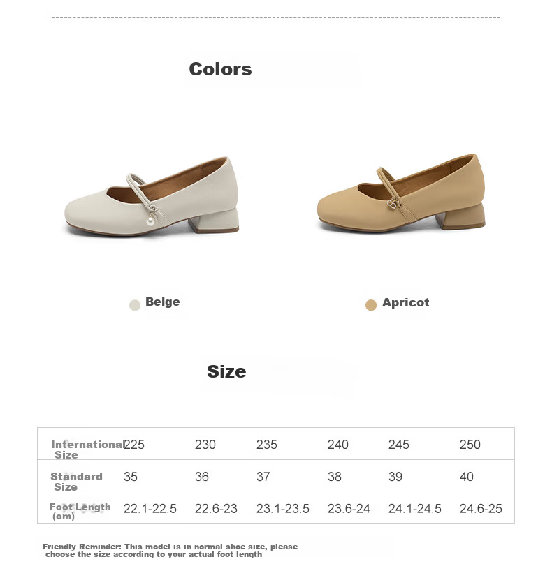 Daphne Women's Shoes, 2026 New Autumn Style, Comfortable Thick Heel, New Chinese-Style Single Shoes, Elegant And Stylish, Perfect for Pairing with Dresses, Leather Shoes 3