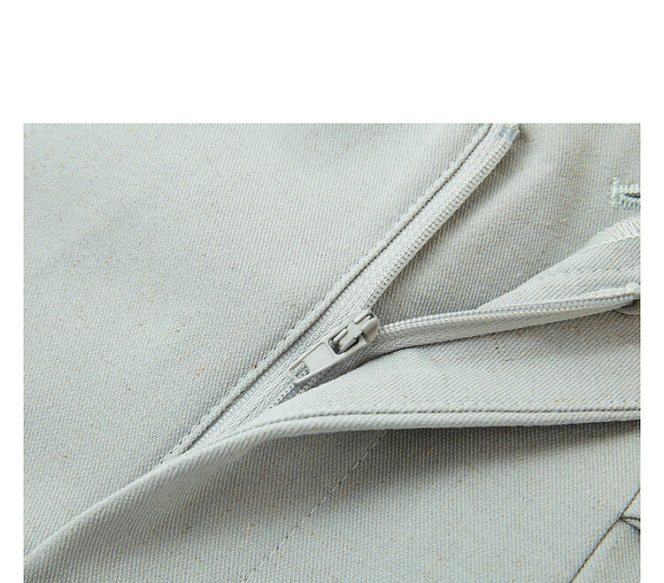 Dme [Containing High-End Linen] Spring Loose-Fitting Commuter Insert Waist Long Pants, Concealing Body, Easy to Match Women's Casual Pants 9