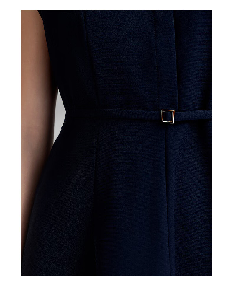G2000 Delivery Waistband/multidirectional Elasticity/mall Same Style Women's Spring And Summer Elegant Dress, Black, L/38 11