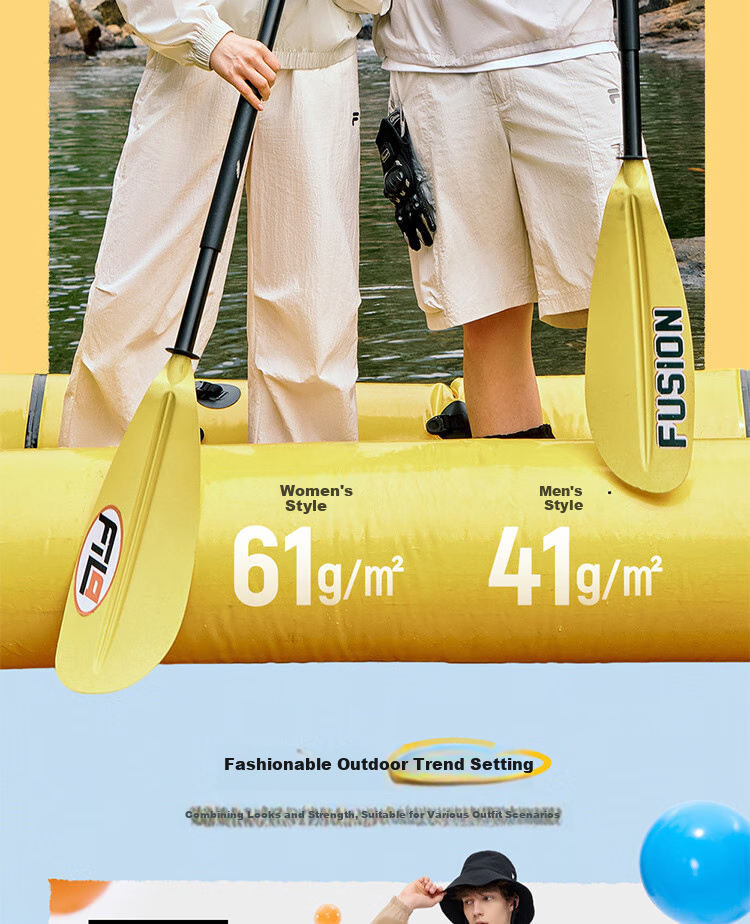 FILAFUSION FILA Trendy Woven Jacket for Men, Summer Fashion Casual Sun Protection Hooded Top 7