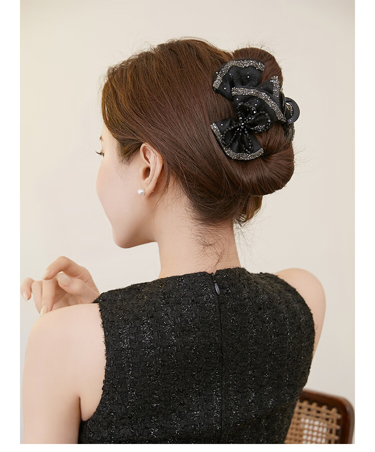 CHIMERA Premium Bow Hair Claw Clip Volumizing Ponytail Hair Clip Shark Clip for Women Birthday Gift 3