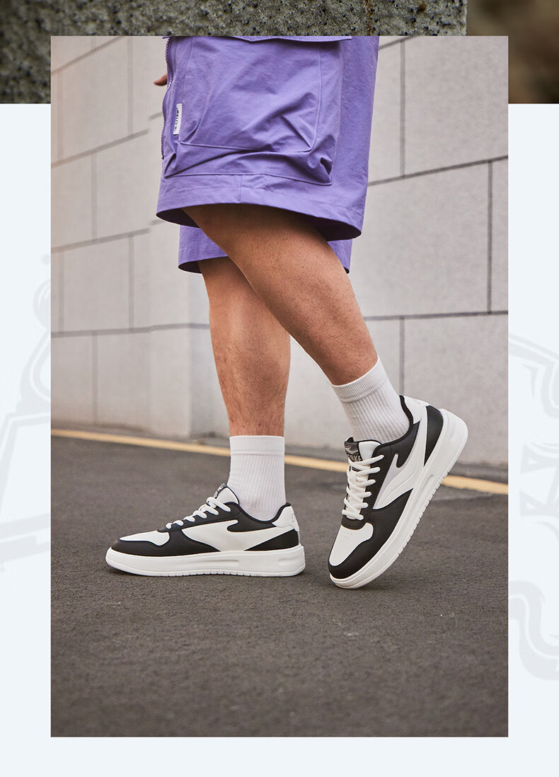 ERKE Men's Shoes, Couples Breathable Sneakers, Casual Shoes, Wear-Resistant Non-Slip Trendy Skateboard Shoes | Tianqua 8