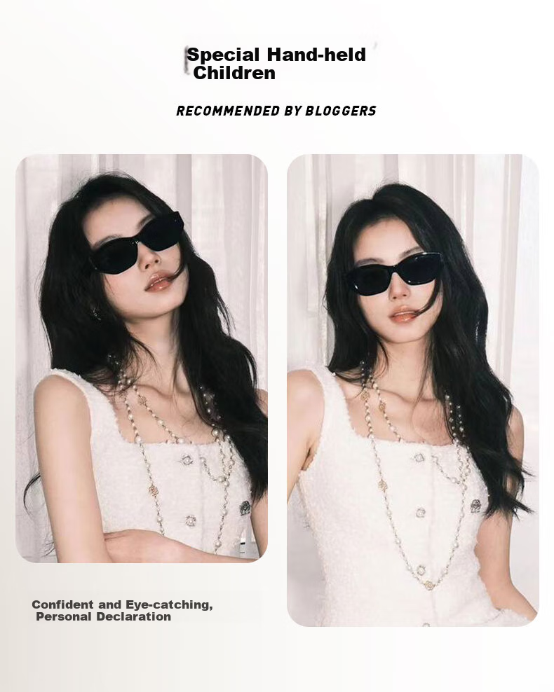 LOHO Cat Eye Sunglasses for Women, Fashionable Full-Frame Sunglasses with High-Quality Material, Trendy Eyewear for Women, New Style for 2026 LH09649 3