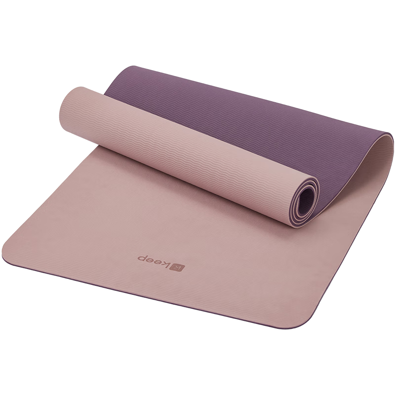 Keep TPE Yoga Mat, Fitness Mat for Men And Women, Exercise Mat, Dance Mat, Training Mat, Home Jump Rope Mat, Non-Slip, Soundproof, Shock-Absorbing