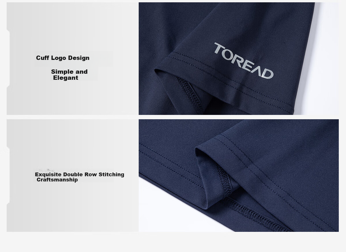 TOREAD Quick-Dry T-Shirt, Spring And Summer Couple Outdoor Functional Sweat-Wicking T-Shirt, Breathable Elastic Short-Sleeve Sports Top, TAJJCN81847 25