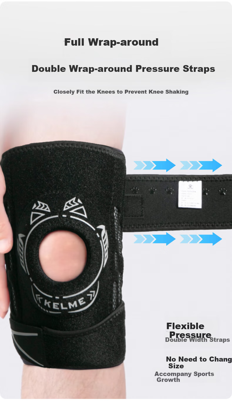 KELME Knee Brace Sports Knee Support for Men And Women, Badminton Hiking Meniscus Injury Patella Running Jump Rope 5