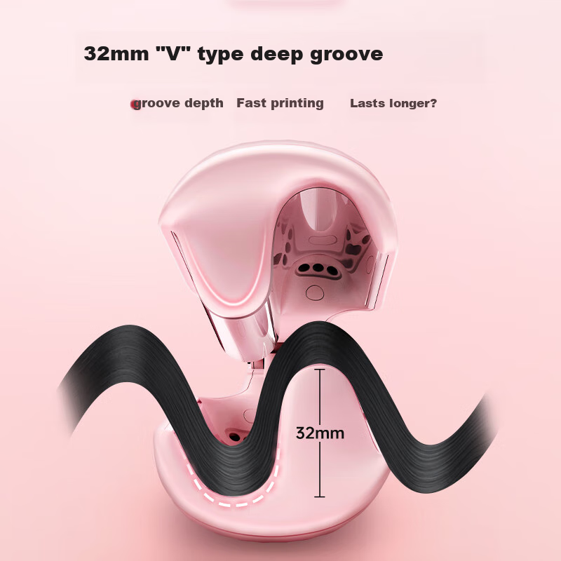 LivChic 32mm Egg Roll Curling Iron, Negative Ion Egg Roll Clip, French Volume Big Curling Hair Tool, Hair Straightener, Styling Iron, 520 Gift S3II