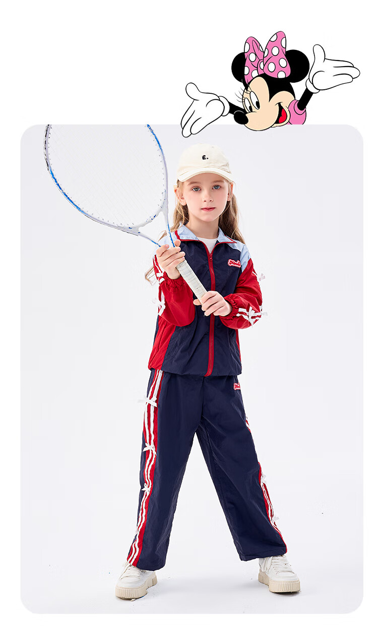 Dishini Girls' Outfit Set, Spring And Autumn 2026 New Style, Fashionable Casual Cardigan Top And Pants Two-Piece Set, Lightweight And Breathable 5