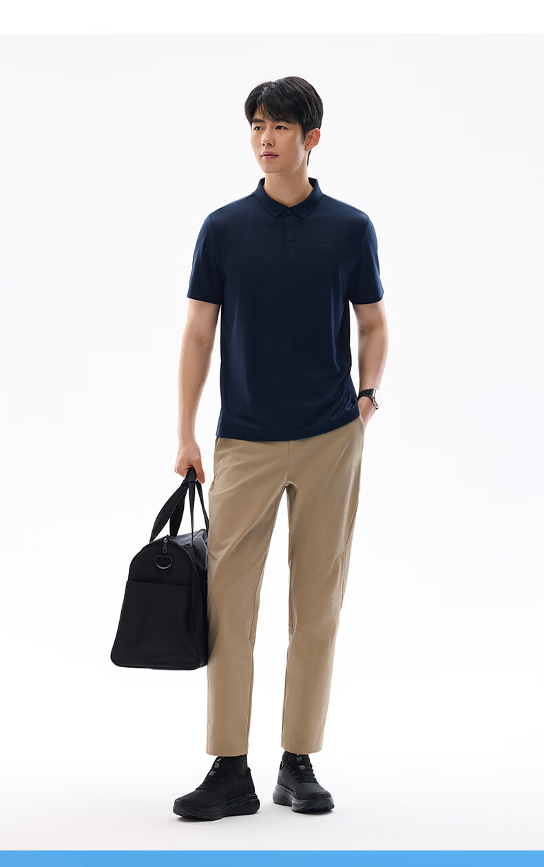 Anta Xingdong Polo | Quick-Dry Short Sleeve T-Shirt Men's Summer Breathable Collared Business Casual Commuter Top 6