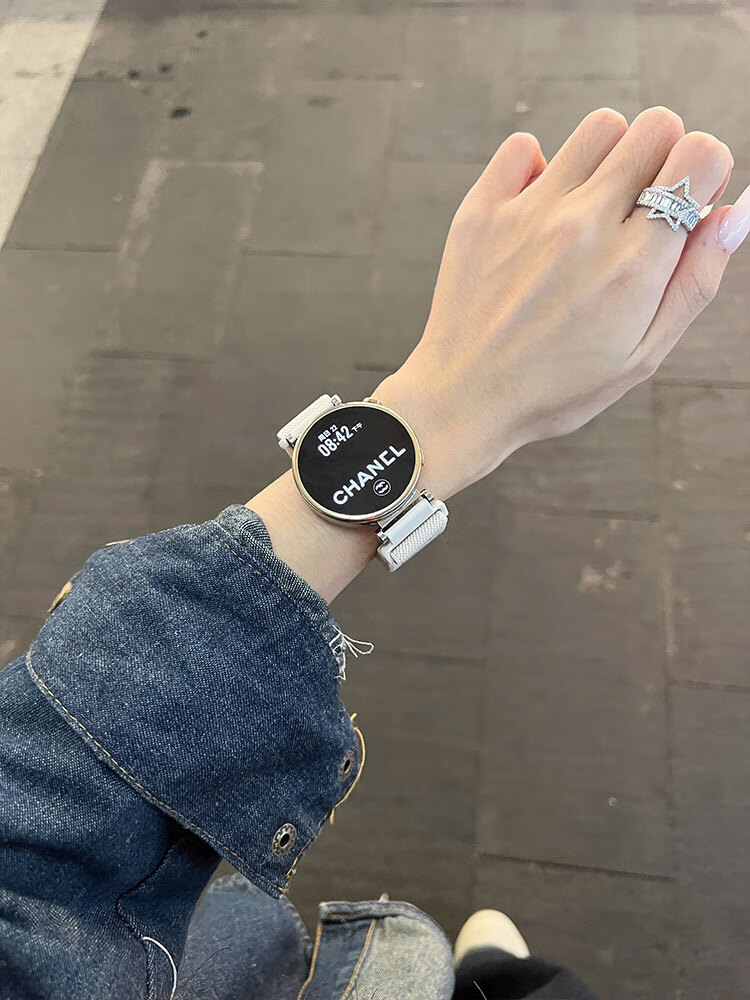 XUANDAI "Cute Graffiti" Compatible with Huawei GT5 Strap, GT6 Woven Watch, GT4 Women's Nylon Wristband, Huawei Watch GT5 Pro Magnetic 41mm Accessory, Watch5 Women's 9
