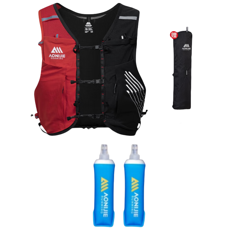 AONIJIE Lightweight Off-Road Backpack, Breathable Quick-Dry Running Pack for Men And Women, Outdoor Hiking 10L Hydration Bag