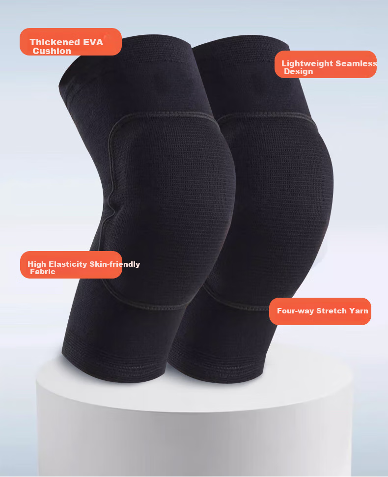 Chidong Professional Volleyball Knee Pads, Thickened Knee Joint Protectors, Dance Yoga Sports Kneeling Protection Gear, Specialized Protective Equipment, Size M 5