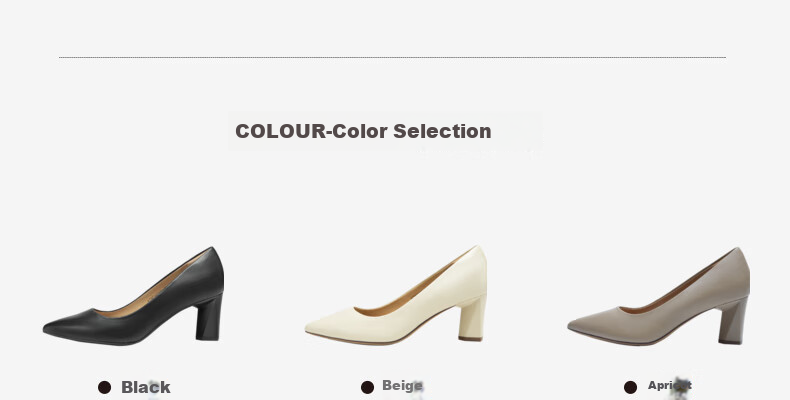 C.BANNER [Silent Series] Women's Shoes, Autumn Fashion Pumps, Irregular Heel, High Heels for Commuting, A22471632, Apricot Color, Size 38 4