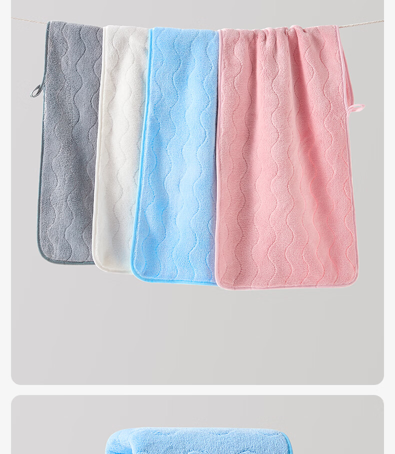 Grace Towels, Class A Face Towels, Bath And Face Absorbent Towels, Pack of 4, Sports 10
