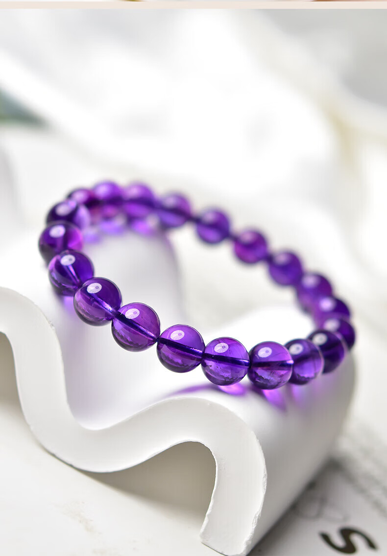 Grace Girl Purple Energy East-Coming Bracelet for Women, Luxurious High-End Amethyst Beaded Bracelet, Anniversary Birthday Gift for Girlfriend 5