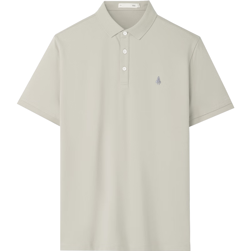 HLA Short-Sleeve Polo Shirt for Men, Light Business Aviation Series, Cool-Feeling Short Sleeves for Men in Summer