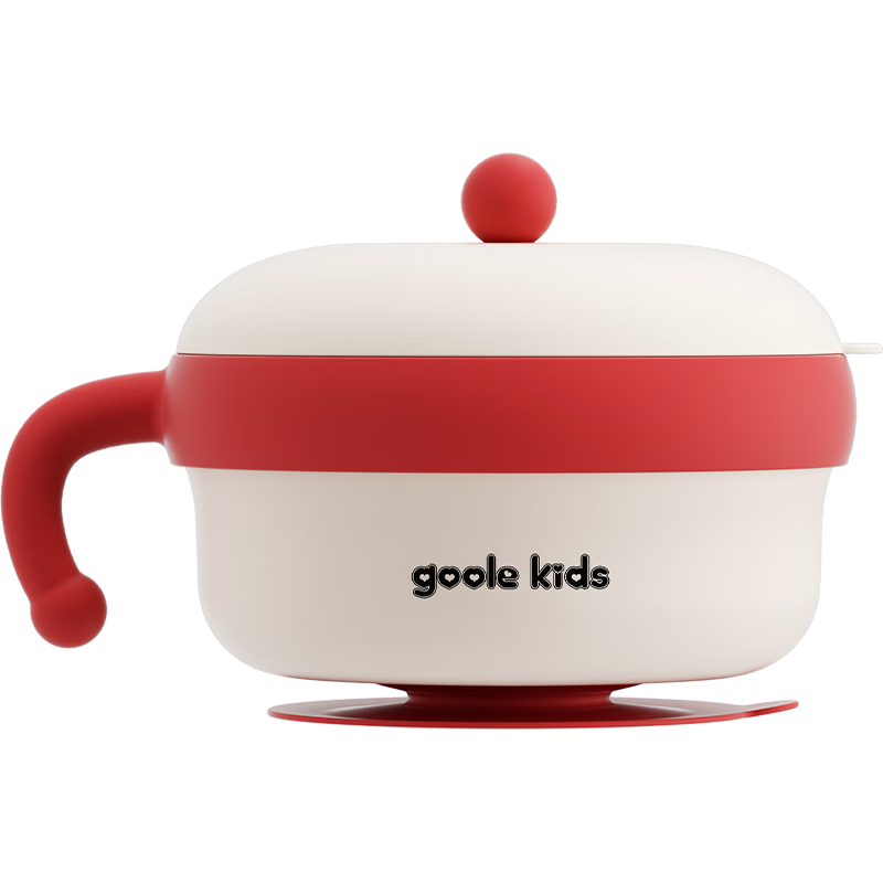 Goole Kids Baby Insulated Water Bottle, Infant Food Bowl, PPSU Children's Tableware, Soup Bowl with Suction Cup, Shatterproof Constant Temperature Bowl, Detachable