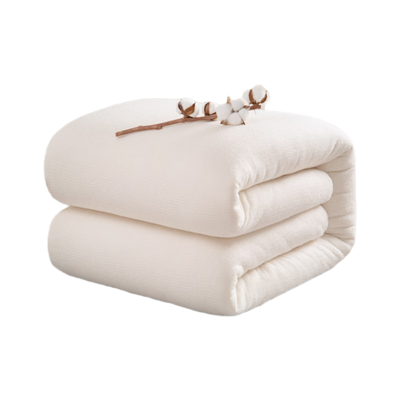 Ranpai Cotton Quilt, Pure Cotton Single Bed Quilt, Cotton Wadding Pad, Dual-Purpose Spring And Autumn Comforter, 4 Jin (2 Kg), 1.5x2 Meters