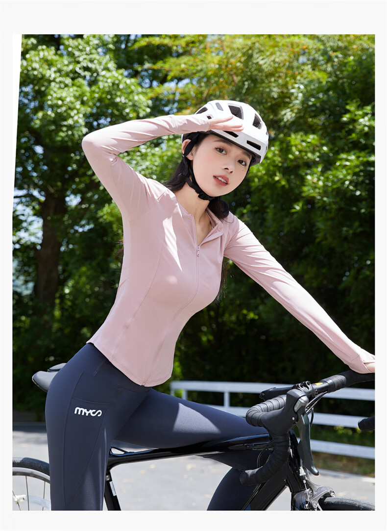 LangSha Slim Fit Sunscreen Jacket for Women Summer New Ice Silk Slimming Outdoor UV Protection Hooded Sports Coat 17