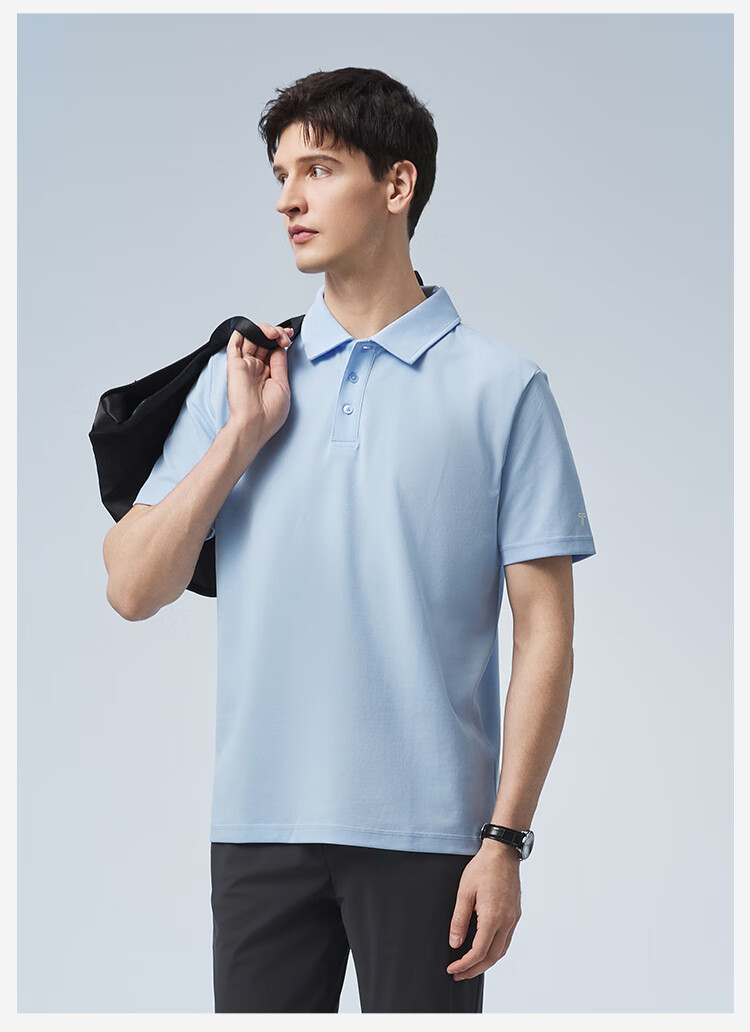 MuzhibaixiaoT Comfortable Short-Sleeve Polo Shirt for Men, Spring/summer Breathable Business Casual Collared White Xiaomao, Ink Black, 3XL 13
