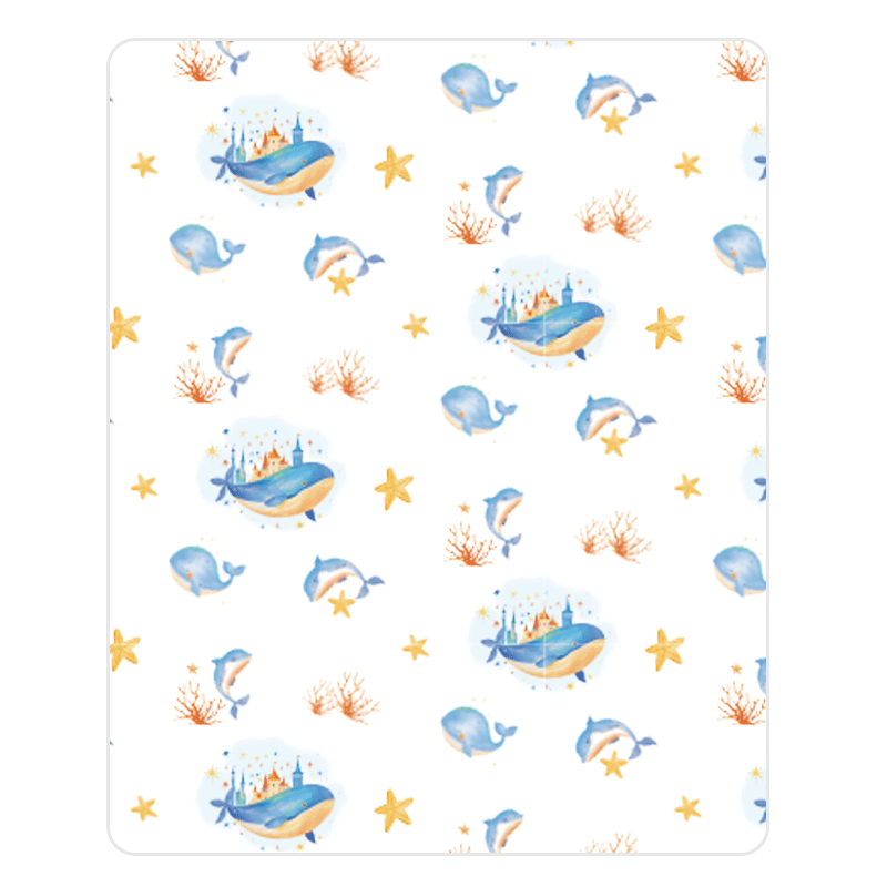 Magmorn Baby Waterproof Washable Large Antibacterial Leak-Proof Breathable Mattress Pad 80*100cm