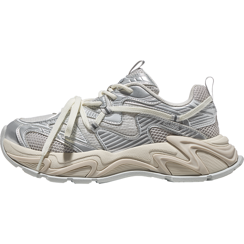 CAMEL [Galaxy] Men's New Trendy Sneakers, Breathable Mesh Upper, Thick-Soled Height-Increasing Casual Versatile Dad Shoes