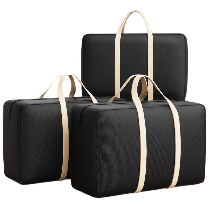 BIAZE Moving Bags Packing Organizer Woven Bags Clothes Quilt Moving Packing Bags Extra Large 3-Pack Oxford Cloth