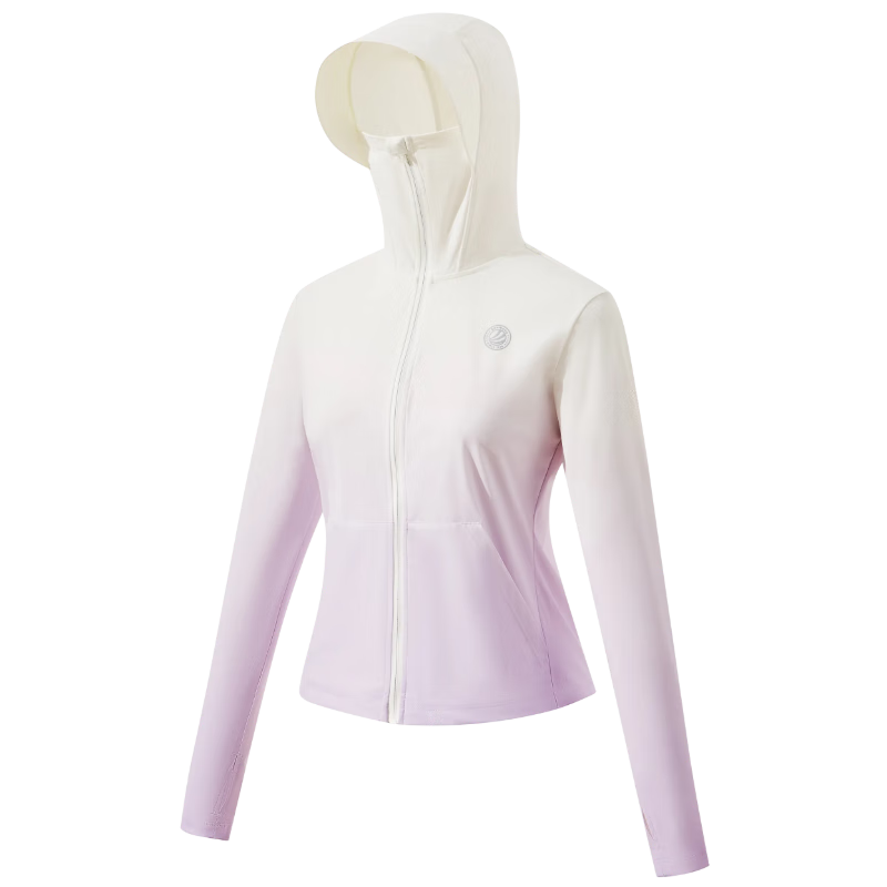 BOSIDENG Summer Women's National Standard Original Yarn Sun Protection UPF100+ Anti-UV Lightweight Outdoor Travel Jacket
