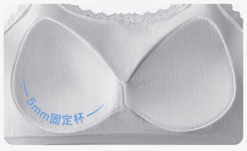 Dushiliren Floral Lace Camisole Tank Top with Built-In Bra Pads, Women's Backless Bralette Summer Undershirt, Fresh White, M 8