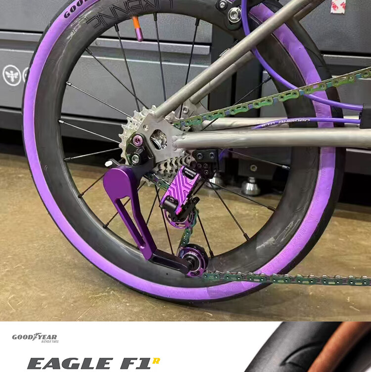 Goodyear Small Wheel Bicycle Tire, F1R Open 16*1.2 Outer Tire, 30-349 Tire for Small Folding Bicycles, Brow 5
