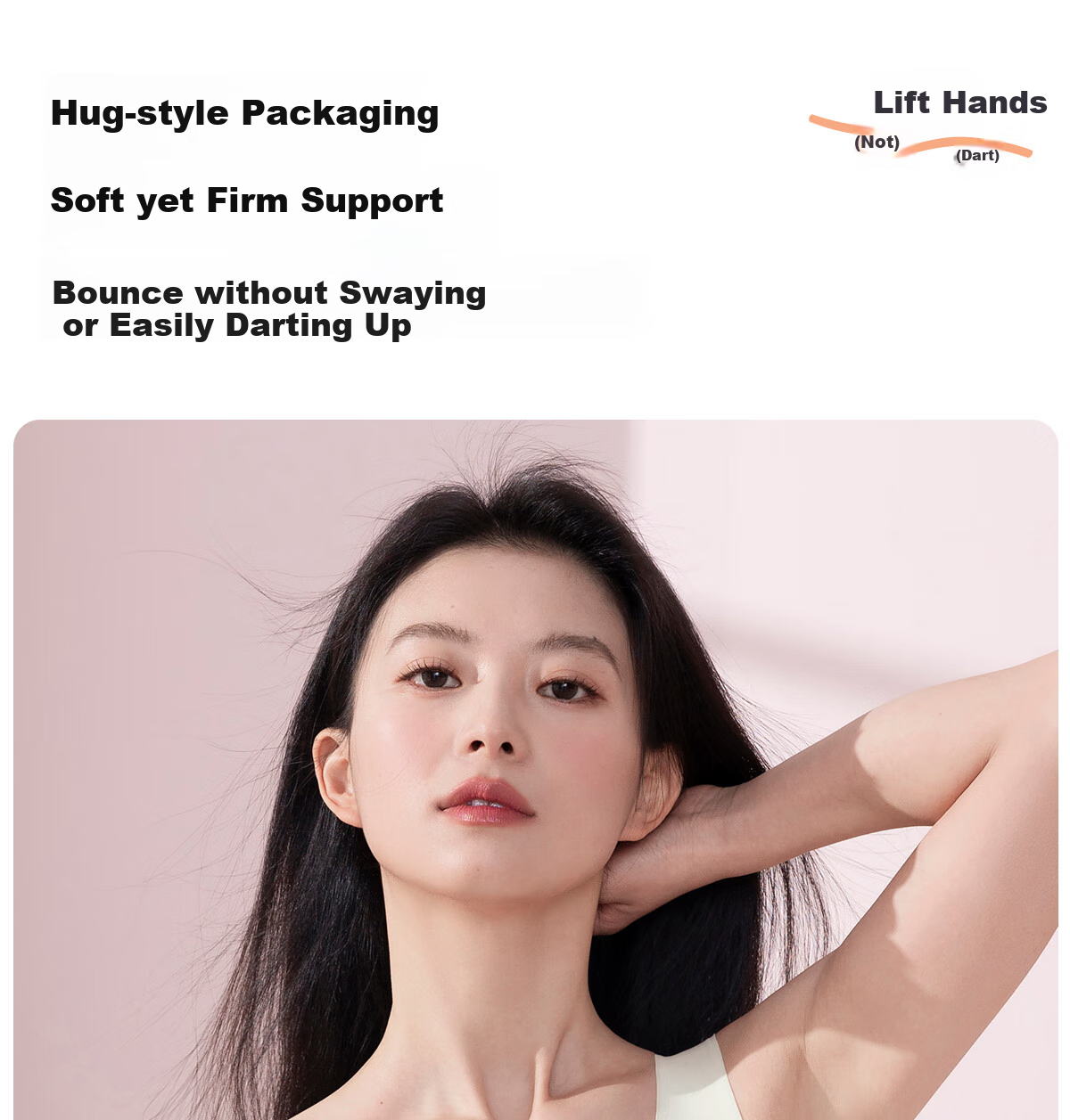 361° Seamless Bra for Women, 2025 New Style, Push-Up for Small Breasts, Side Support, Invisible, Anti-Sagging Brassiere, Ink Black 9