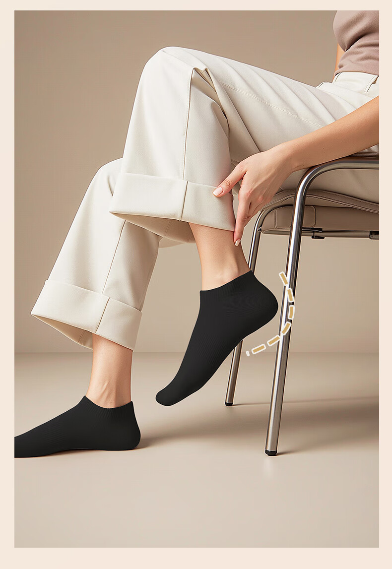 Baicaoyuan Disposable Socks Unisex Summer Thin Short Ankle Socks Travel Wash-Free No-Show Socks 7