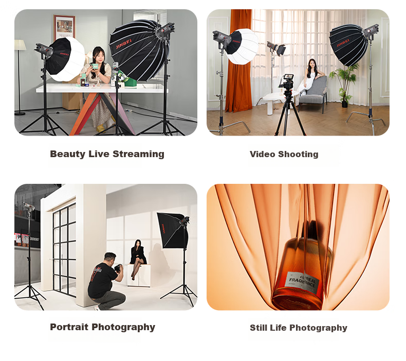 JINBEI JL-220W Single Light Standard Configuration, White Light Fill Light 5