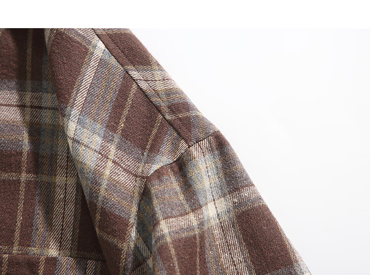 CLOR American-Style Casual Retro Loose Shirt, Spring And Summer Plaid Trendy Short-Sleeve Jacket, CLCX06 Black XL 12