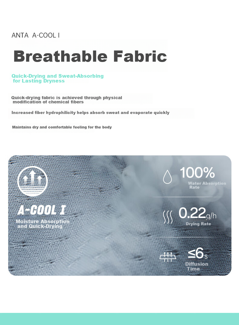 Anta Quick-Dry Set | Men's Summer Sports Short Sleeve T-Shirt and Shorts Two-Piece Moisture-Wicking Breathable Running Fitness Training Suit 1