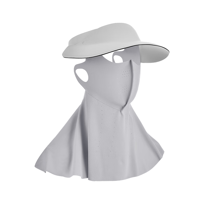 Muerxi Sunscreen Face Mask with Neck Protection Full Face Sun Protection Women Ice Silk Breathable Outdoor Sports Sun Protection Mask