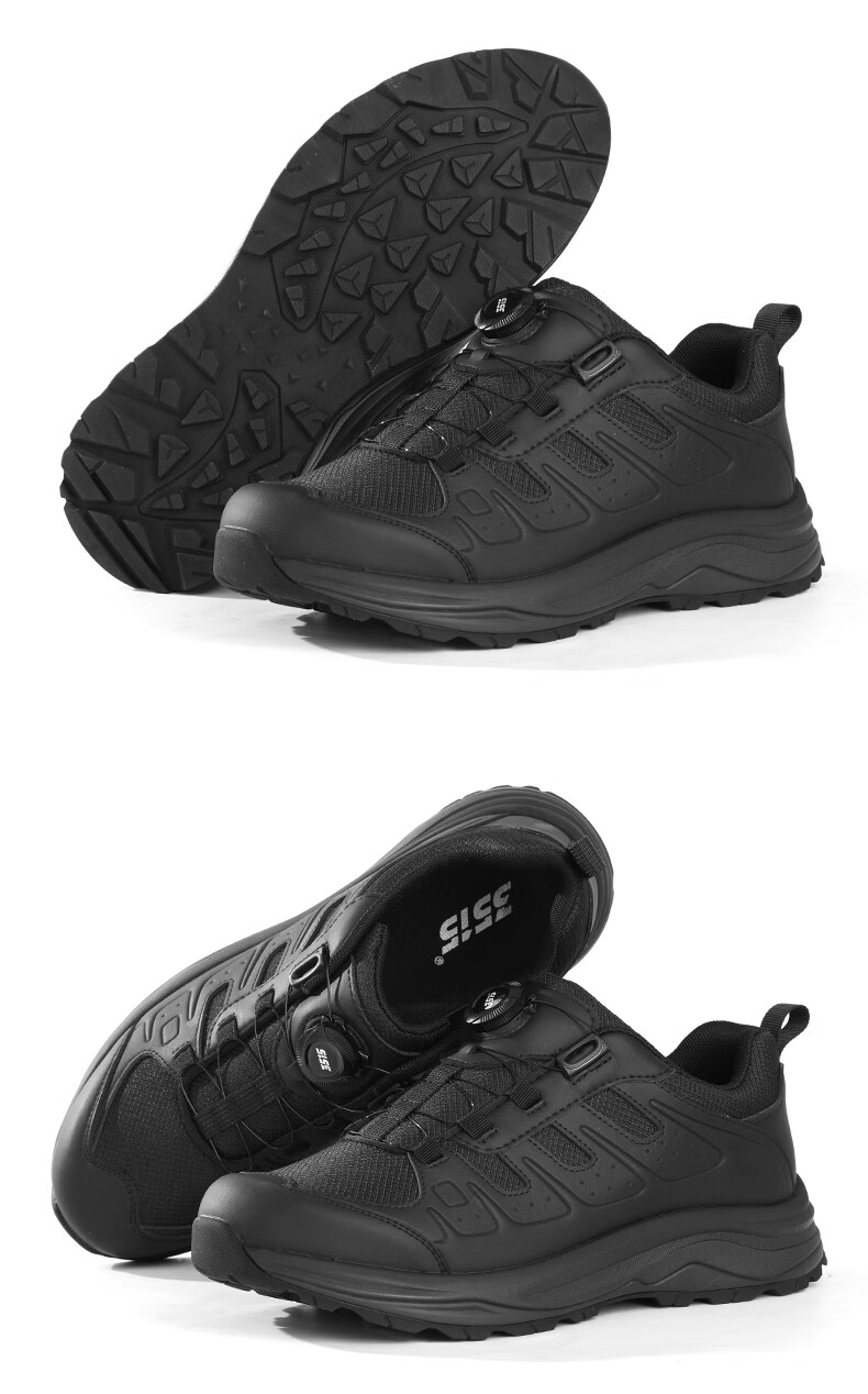 3515 Men's New Comfortable Breathable Non-Slip Wear-Resistant Mesh Outdoor Running Shoes Hiking Shoes, Black, Size 40 12