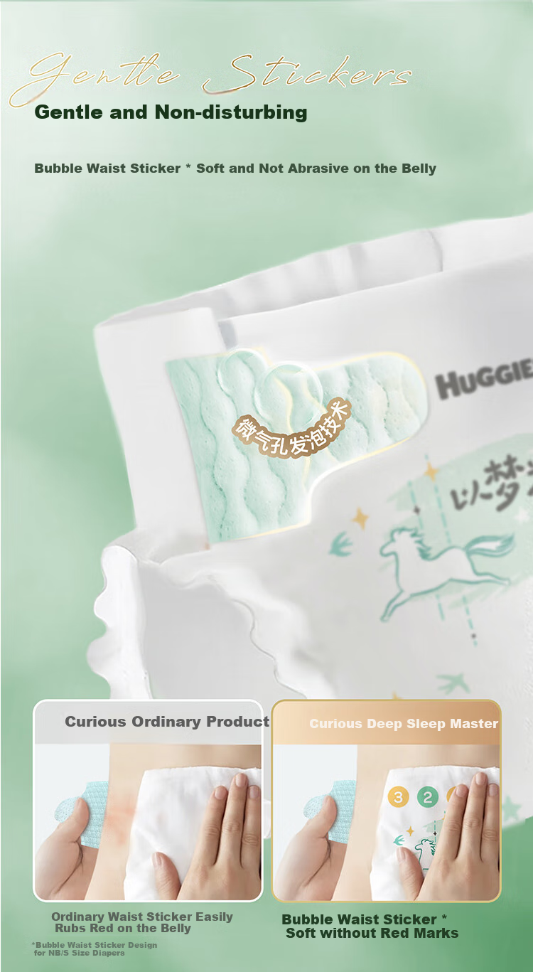 Huggies Deep Sleep Master Diapers NB 4 Pieces (For Weight under 5kg) [Trial] 4