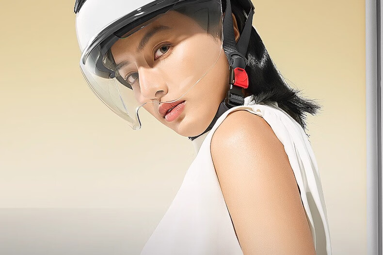 TWOBEE 3C Certified Electric Vehicle Helmet Motorcycle All-Season Universal Half Helmet Sun Protection Anti-Fog Dual Visor 0-G Feel Sky Window Unisex Electric Scooter Helmet TK47 3
