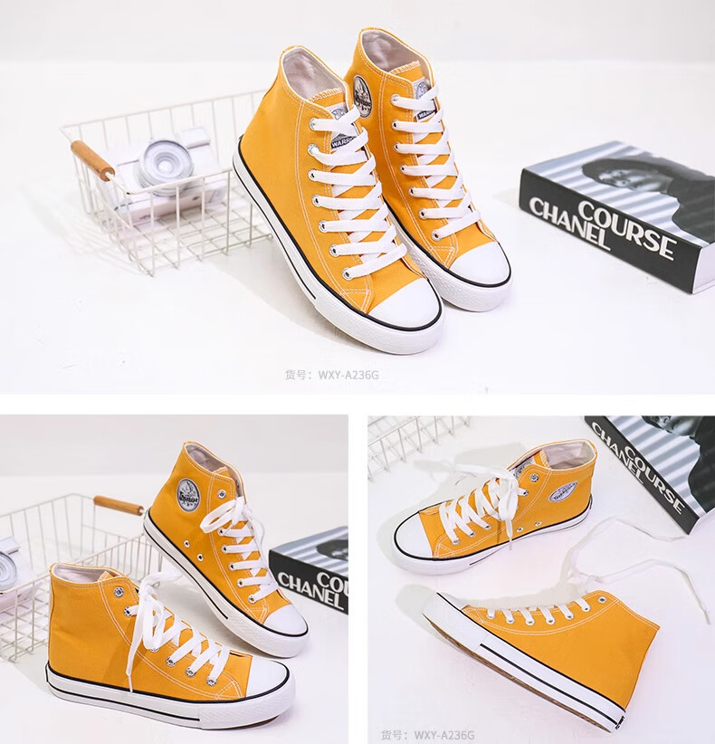 Huili Official Men's And Women's Shoes, Black High-Top Canvas Shoes, Spring And Summer Casual Sneakers, Sports Shoes 11
