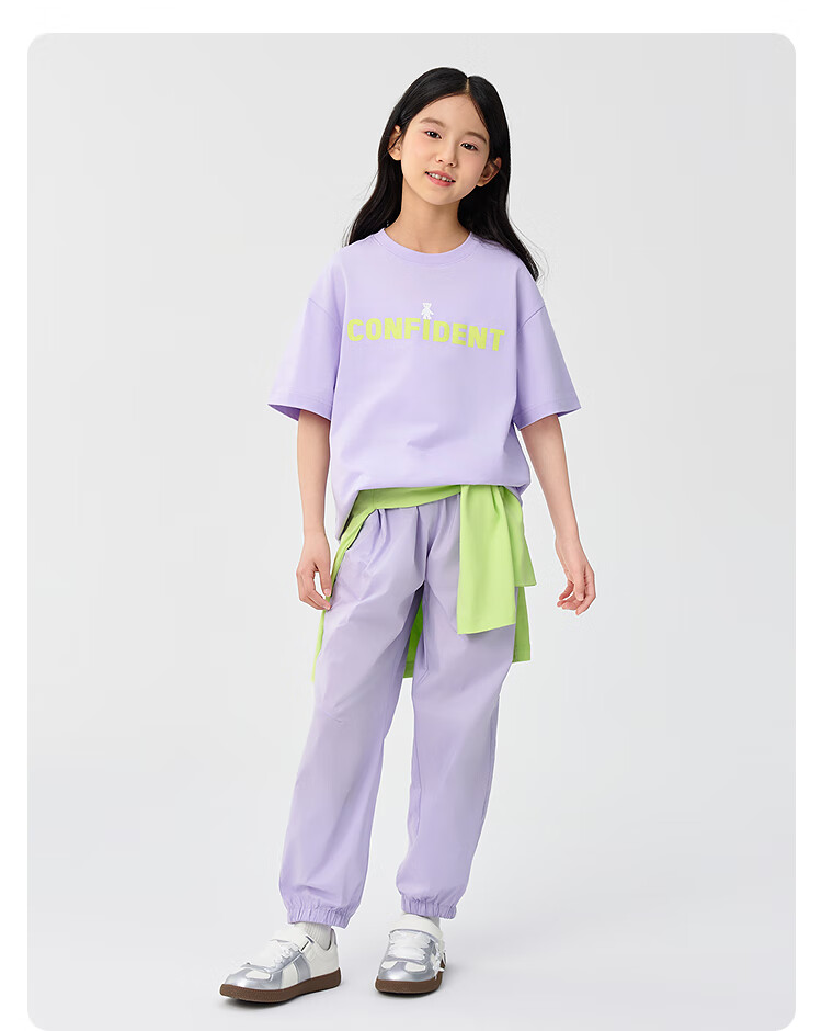 BALABALA Children's Short-Sleeve T-Shirt, Boys And Girls Top, Kids' Clothing Summer Wear [Same As In-Store], 202225117211 15