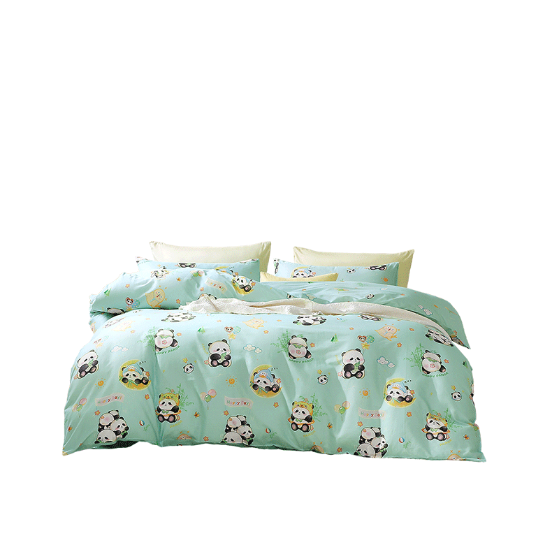 Fuanna Children's Quilt Cover Infant A-Class 100% Cotton Single Quilt Cover for 1.5m Bed