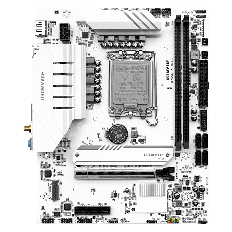 Jingyue B760M-K WIFI Motherboard, Desktop Computer Gaming B760 Motherboard, DDR4 Memory, I5 12600KF/13600KF/13400F, Intel B760/LGA 1700