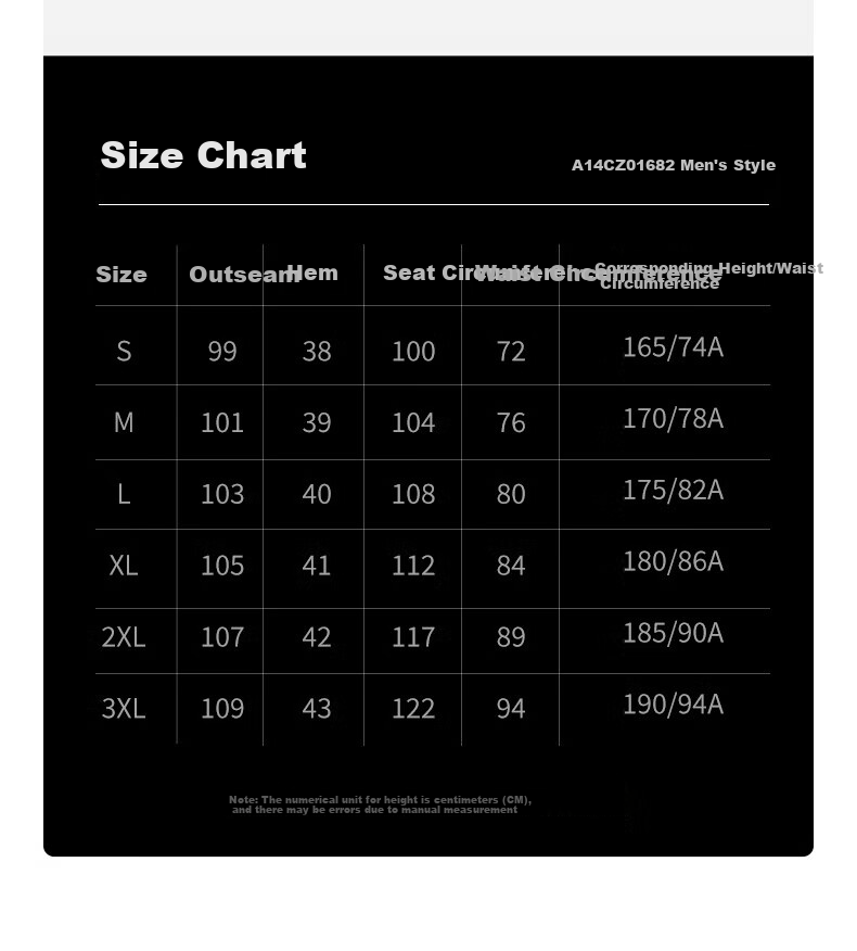 CAMEL Men's Loose Straight Wide-Leg Pants with Fleece Lining, Windproof, Water-Resistant, Large Pockets, Cargo Pants, Hiking Trousers for Men 1683 20