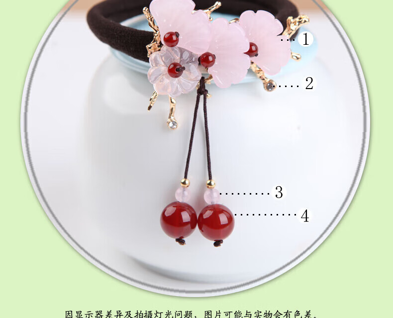 Gunai Simple Hair Ties, Elastic Bands, Hair Accessories for Women, New Cute Style on Instagram, Goddess Day And New Year Gift for Girls 18