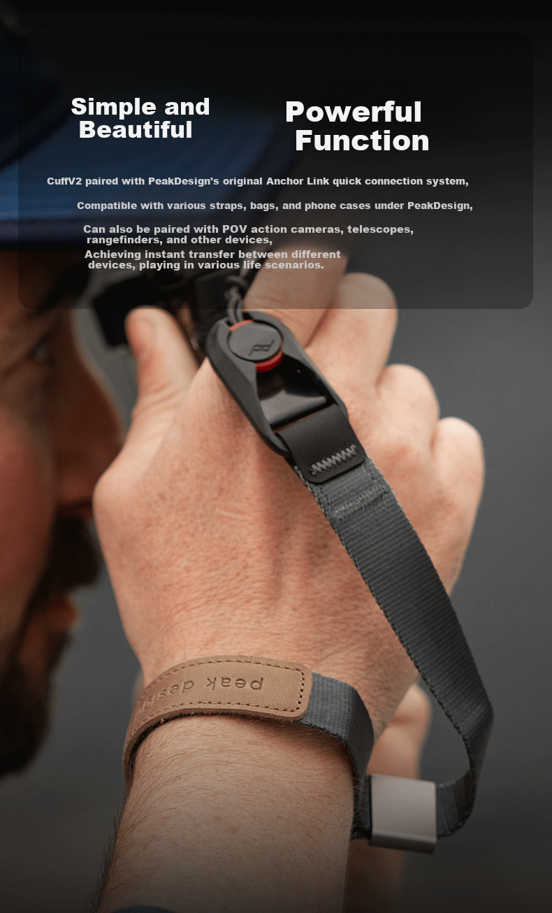 Dianfengsheji Peak Design Camera Wrist Strap, DSLR And Mirrorless Digital Camera PD Quick-Release Wristband, Quick-Connect Safety Lanyard Strap 2