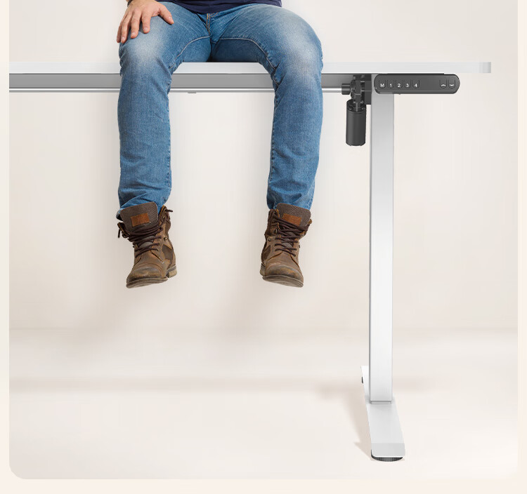 Lanliduo Electric Height Adjustable Desk, Computer Desk, Gaming Desk, Study Desk, Adjustable Office Desk, Gelong 1 Meter 2