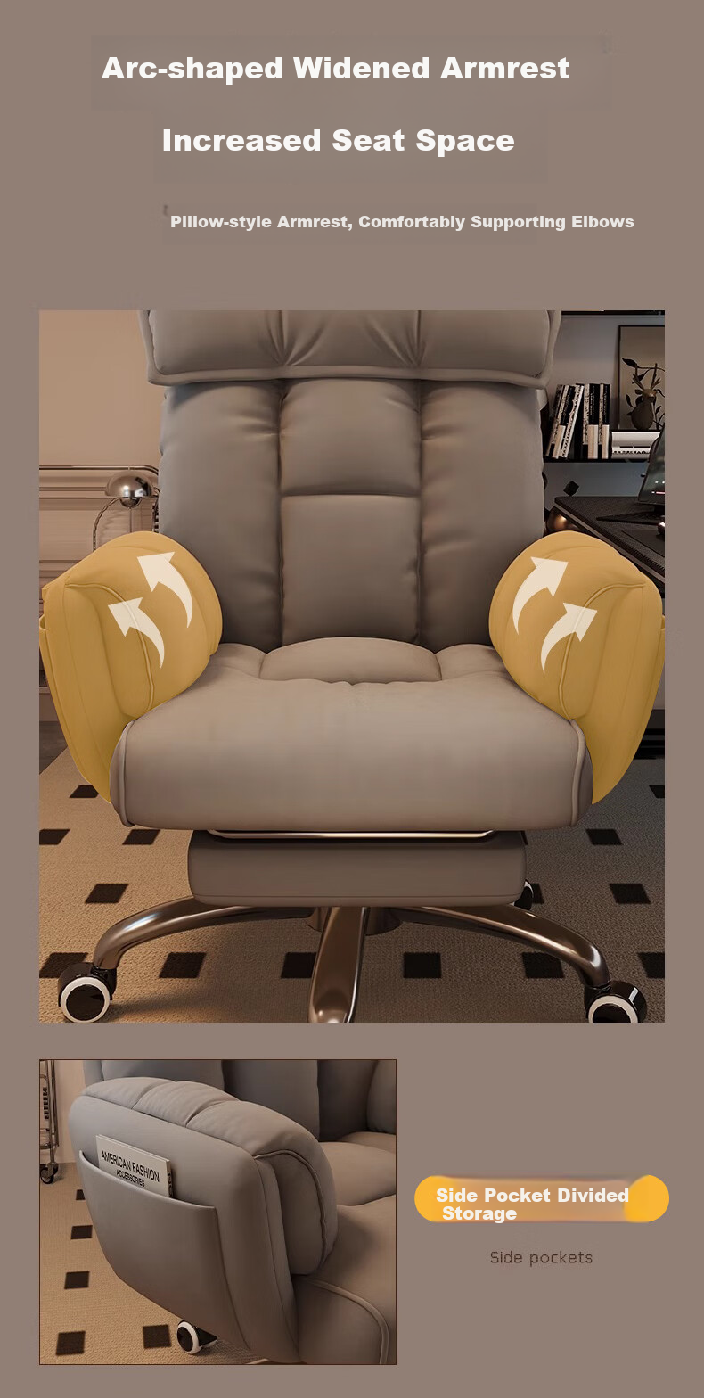 Quanpinwu Sofa Chair, Gaming Chair, Ergonomic Chair, Computer Office Chair, Single Recliner, Lazy Sofa, Backrest Seat 10