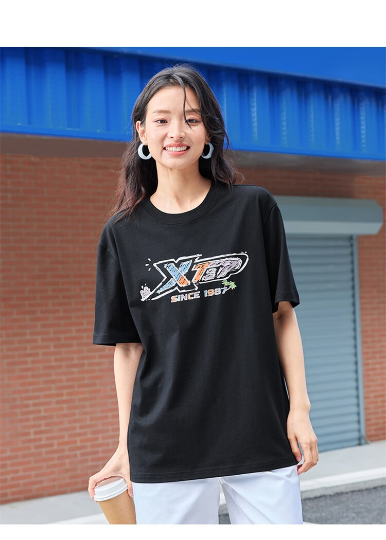 XTEP Summer New Men and Women Cooling Short Sleeve Outdoor Quick-Dry Cotton Sports Breathable T-Shirt 18