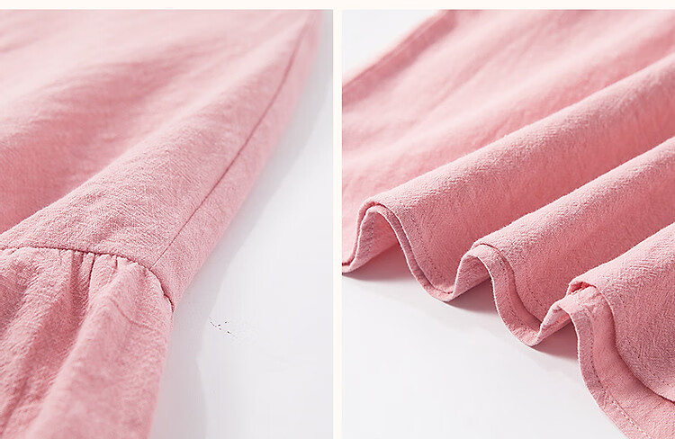 Demana [Skin-friendly Pure Cotton] Summer French Lace Round Neck Ruffle Sleeve Loose Fit Petite Shirt Women's Top 12